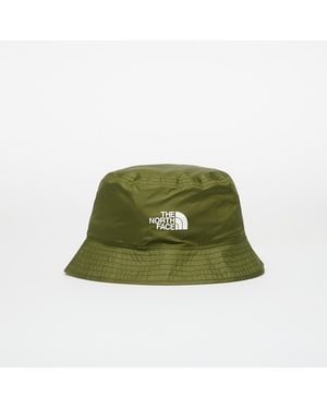 The North Face Sun Stash Hat Woodland/ Khaki Stone - Green