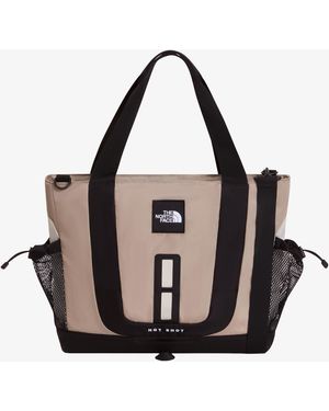 The North Face Bag Hot Shot Tote Stone Slab/ Cumulus Cloud - Black