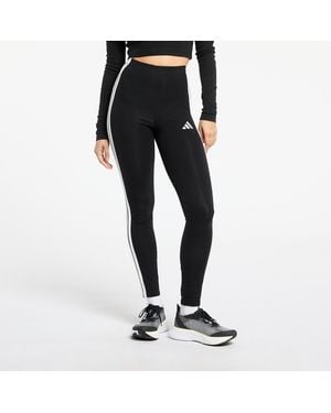 adidas Originals Adidas Essentials 3-Stripes Cotton Leggings - Black