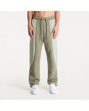 Nike Sweatbroeken Tech Color-Block Open-Hem Fleece Pants Sage/ Jade Horizon - Groen