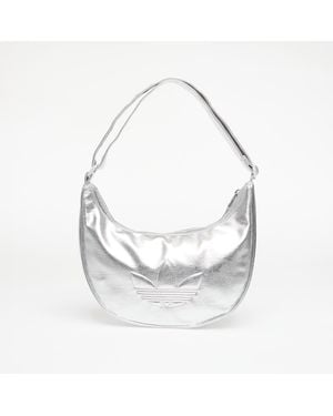 adidas Originals Tas Adidas Adicolor Half Crescent Bag Metallic Pu - Wit