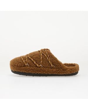 Moon Boot Sneakers Teddy Slipper - Brown