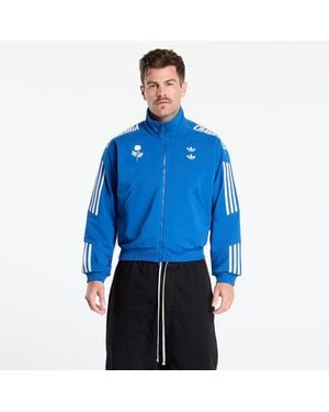 adidas Originals Jacket Adidas X Willy Chavarria Knit Track Jacket - Blue