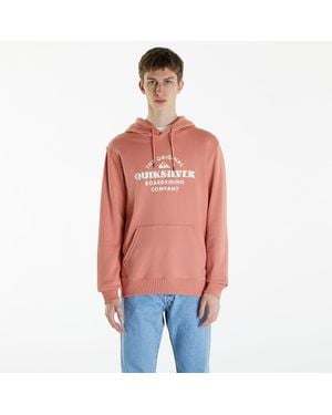Quiksilver Felpa Tradesmith Hoodie - Rosso