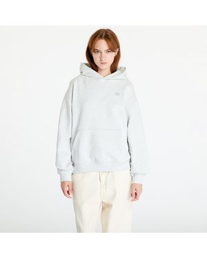 New Balance Felpa Athletics French Terry Hoodie - Bianco