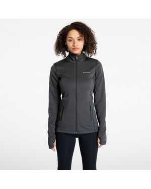 Columbia Sweatshirt W Park View Grid Fleece Full Zip - Schwarz