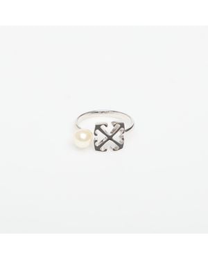 Off-White c/o Virgil Abloh Ring Ow Ring - Weiß