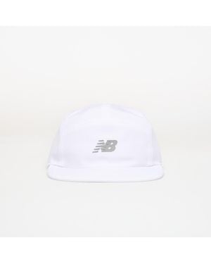 New Balance Cap 5 Panel Performance Hat V2 - White