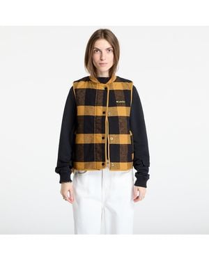 Columbia High Cascades Reversible Vest Maple Sugar/ Maple Sugar - Black