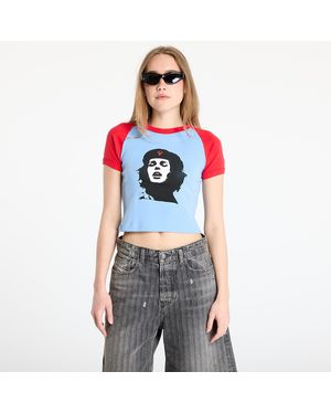 Pleasures T-Shirt She Raglan Baby Tee - Grau