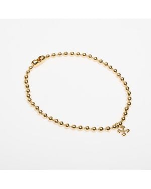 Off-White c/o Virgil Abloh Arrow Ballchain Necklace/ No Color - Mettallic