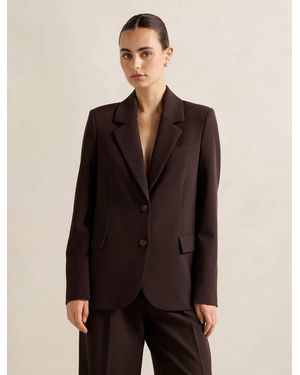 Forever New Briony Single Breasted Blazer Jacket - Multicolour