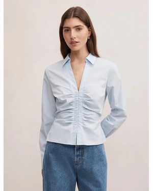 Forever New Ainsley Gathered Shirt - White