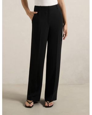 Forever New Dahlia Straight-Leg Trousers - Black