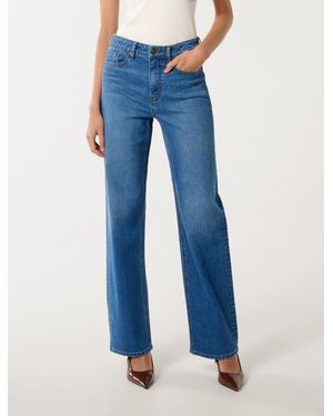 Forever New Skyla Straight-Leg Jeans - Blue