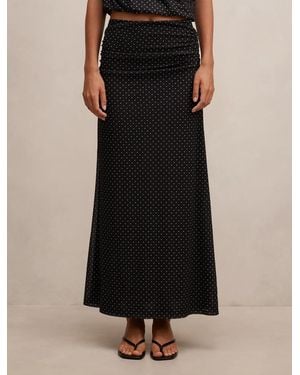 Forever New Mimi Flute Maxi Skirt - Black