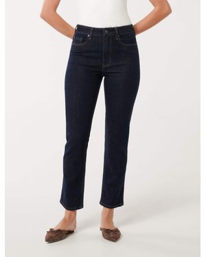 Forever New Addison Taper Jean - Blue