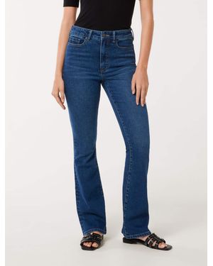 Forever New Phoebe Skinny Flare Jeans - Blue