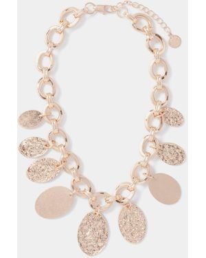 Forever New Signature Darielle Disc Necklace - White