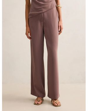 Forever New Willow Wide Leg Trousers - Brown