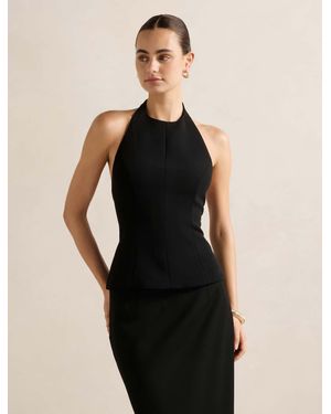 Forever New Delaney Halter Top - Black