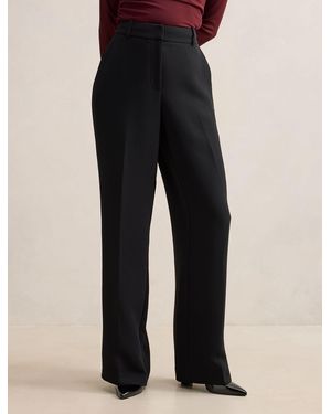 Forever New Dahlia Petite Straight Leg Pant - Black