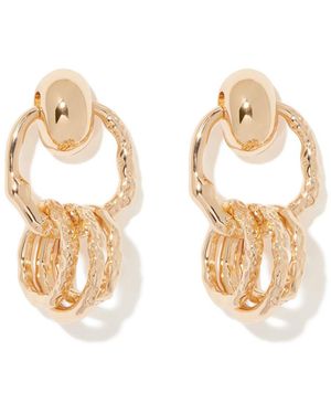 Forever New Signature Eleanor Hoop Drop Earrings - White
