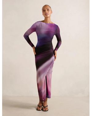 forever new purple dress Forever 21 bodycon magenta purple mini dress zip back small new with tag