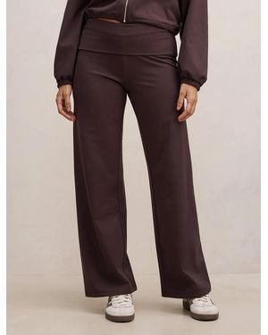 Forever New Wren Fold Waist Wide Leg Pant - Multicolour