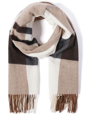 Forever New Bryony Check Premium Wool Scarf - Multicolour