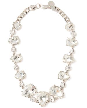 Forever New Signature Arya Teardrop Necklace - White