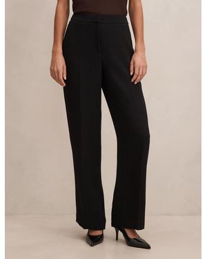 Forever New Dani Tailored Straight Leg Trousers - Black