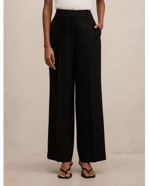 Forever New Ada Petite Straight Leg Pant - Black