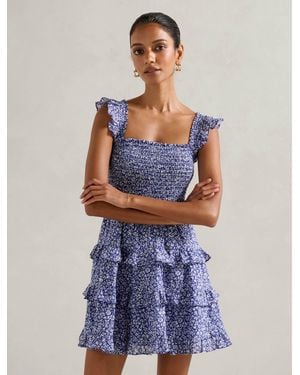 Forever New Odette Petite Mini Dress - Blue