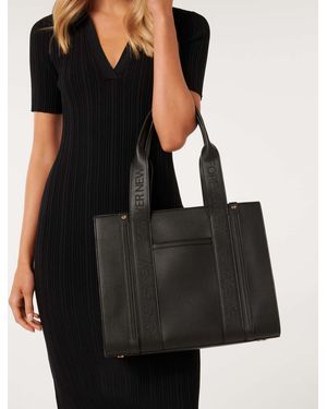 Forever New Signature Alison Structured Tote Bag - Black