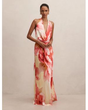 slim fit dress slacks Rent Forever New Ruffle Strap Maxi Dress In Floral