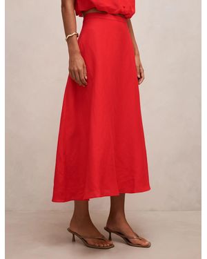 Forever New Neve Circle Skirt - Red