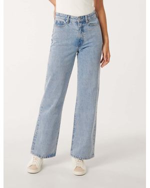 Forever New Sky Straight-Leg Jeans - Blue