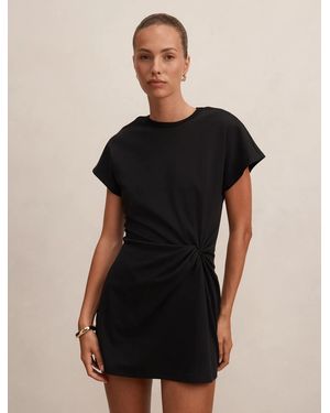 Forever New Rose T-Shirt Twist Mini Dress - Black