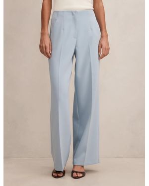 Forever New Lee Wide Leg Trousers - Blue