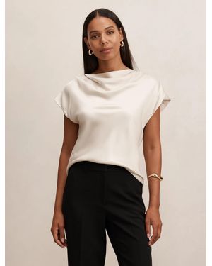 Forever New Reign Cowl Neck Top - Natural