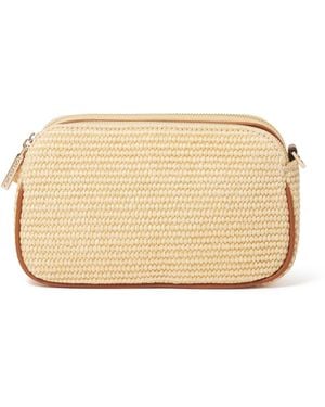 Forever New Andrea Weave Camera Bag - Natural