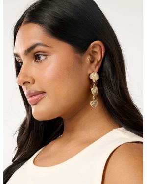 Forever New Signature Marcella Shell Earring - Black