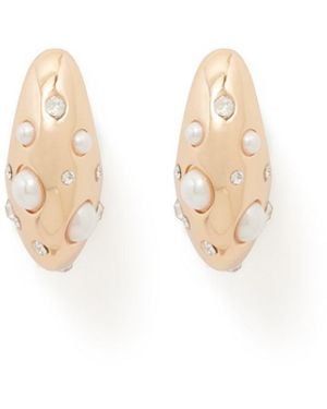 Forever New Signature Peta Cluster Earrings - White