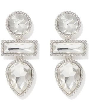 Forever New Signature Arya Teardrop Earrings - White