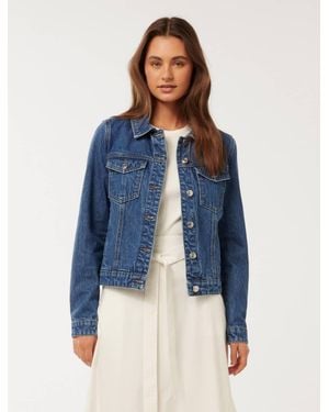 Forever New Elodie Denim Jacket - Blue
