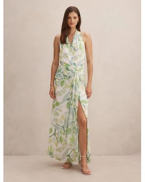 Forever New Cartia Wrap Maxi Dress - Natural