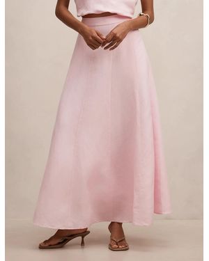Forever New Georgina Petite Godet Skirt - Pink