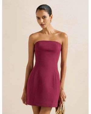 Forever New Tahlie Petite Strapless Mini Dress - Red