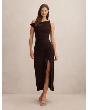 Forever New Vicky Asym Jersey Maxi Dress - Natural
